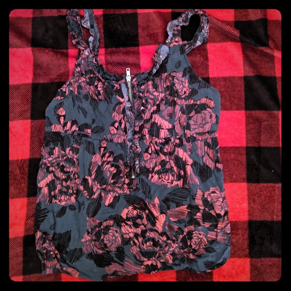 floral blouse